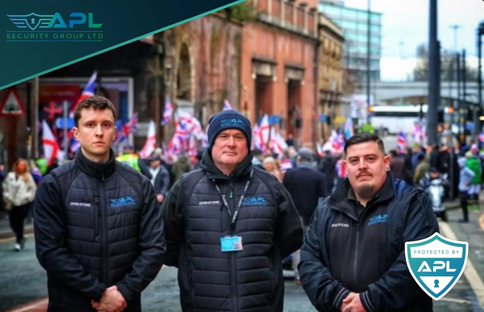 APL representatives at the industry exhibition