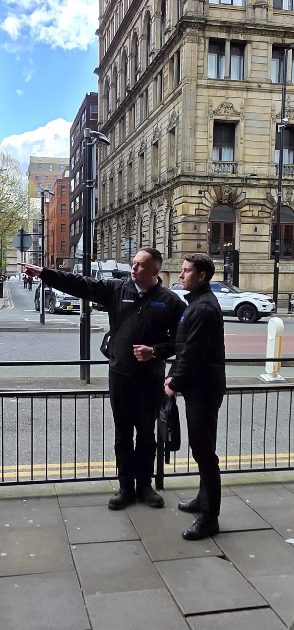APL operatives conducting a site survey in Manchester